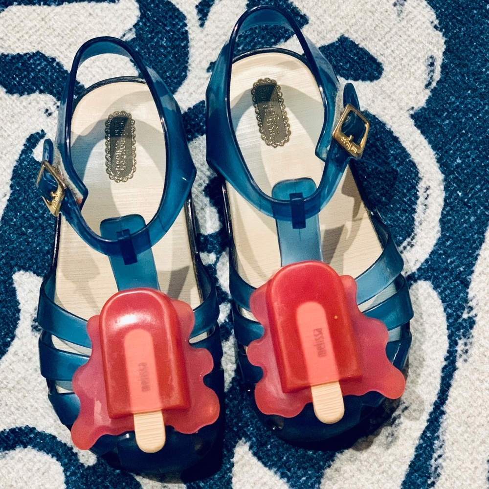Mini Melissa Popsicle Sandals size 10